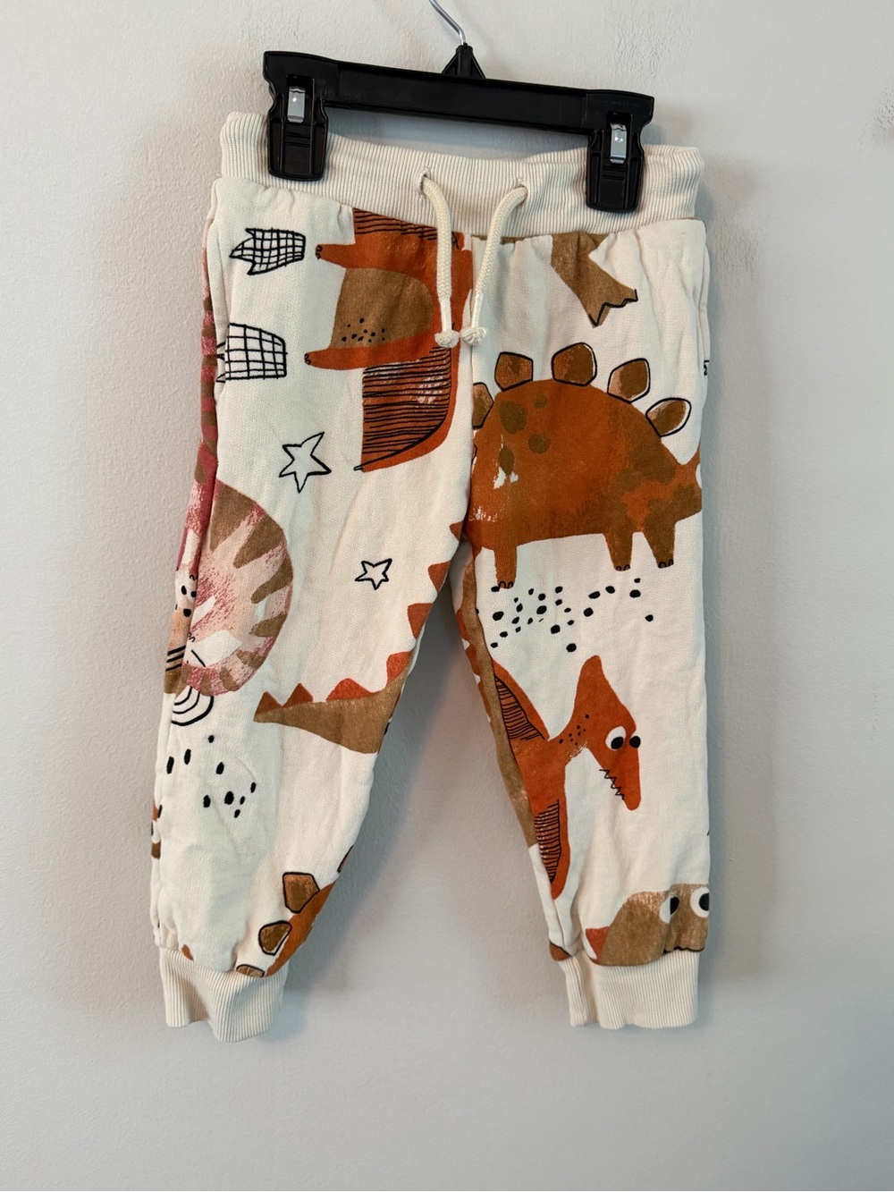 Next Cream Dino Print Jogger Pants